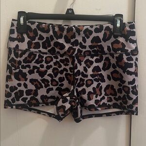 Leopard Print Booty Shorts